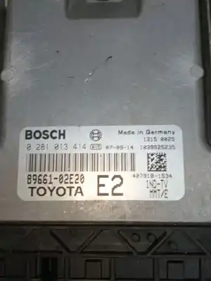 Second-hand car spare part ecu engine control for toyota auris (_e15_) 1.4 d-4d (nde150_) oem iam references 0281013414 1039s25235 8966102e20