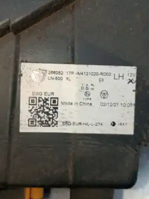 Second-hand car spare part front left headlight for dacia spring ev (b6m1) oem iam references ln5001rl 4121020rd02 266052417r