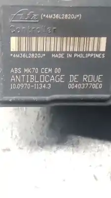 Peça sobressalente para automóvel em segunda mão abs por citroen c2 (jm_) 1.4 hdi referências oem iam 10097011343 10020700744 9662150380