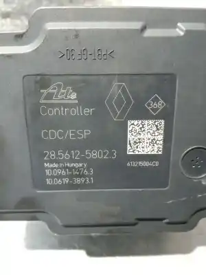 Pezzo di ricambio per auto di seconda mano abs per renault megane iii fastback (bz0/1_, b3_) 1.5 dci (bz09, bz0d, bz1w, bz29, bz14) riferimenti oem iam 28561258023 10021208204 95ct2aay2