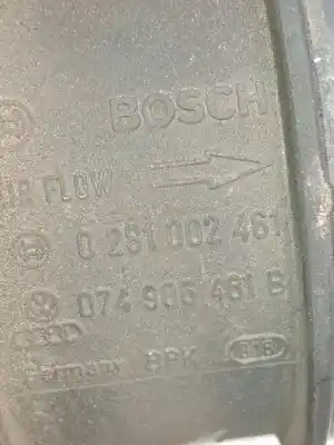 Автозапчастина б/у витратомір повітря для audi a4 b7 (8ec) 2.0 tdi 16v посилання на oem iam 0281002461  074906461b