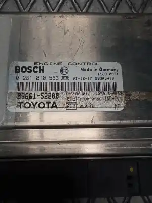Автозапчастина б/у ебу контролер двигуна для toyota yaris (ncp1/nlp1/scp1) 1.4 d-4d linea luna посилання на oem iam 0281010563  8966152200