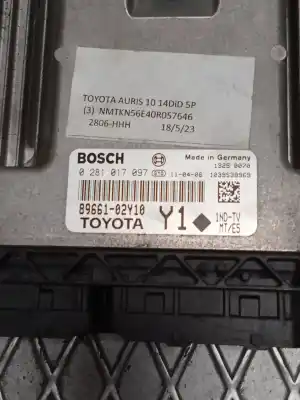 Second-hand car spare part ecu engine control for toyota auris active oem iam references 0281017097  8966102y10