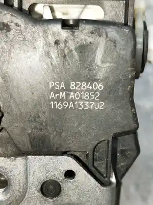 Second-hand car spare part front left central locking system for peugeot partner tepee 1.6 hdi oem iam references psa 828406 1169a1337j2 