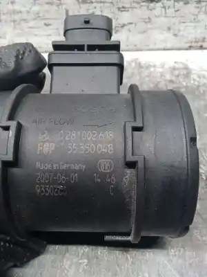 Peça sobressalente para automóvel em segunda mão medidor de massa de ar por opel combo tour 1.3 cdti 16v referências oem iam 0281002618  55350048