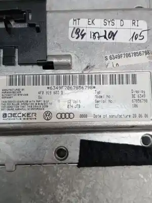 Автозапчастина б/у багатофункційний дисплей для audi a6 c6 (4f2) 3.0 tdi quattro посилання на oem iam 4f0919603b  6449f7067856798 Автозапчастина б/у багатофункційний дисплей для audi a6 c6 (4f2) 3.0 tdi quattro посилання на oem iam 4f0919603b  6449f7067856798