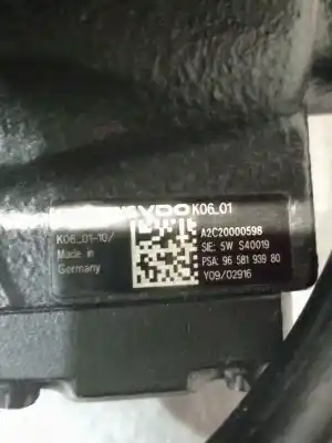 Автозапчастина б/у насос инжекційний для citroen c5 ii (rc_) 2.0 hdi (rcrhrh) посилання на oem iam 9658193980  a2c20000598