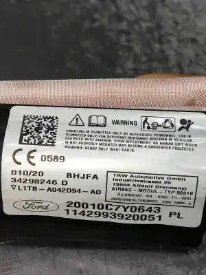 Автозапчасти б/у передняя правая подушка безопасности за ford puma st-line x 120 cv / 88 kw ссылки oem iam 34298246d 1142993920051 20010c7y0643