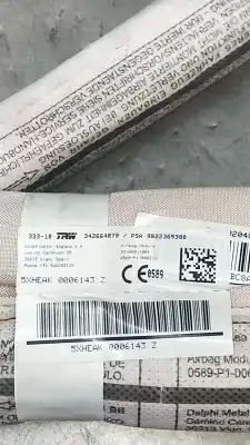 Автозапчастина б/у передня права подушка безпеки для citroen c5 aircross (a_) 2.0 bluehdi 180 (ajehzr) посилання на oem iam 9822369380  34266487b