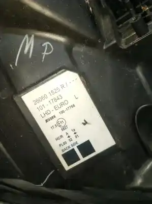 Автозапчастина б/у ліва фара для renault kangoo / grand kangoo ii (kw0/1_) 1.5 dci 90 (kw05, kw08, kw0g, kw11) посилання на oem iam 260601525r  