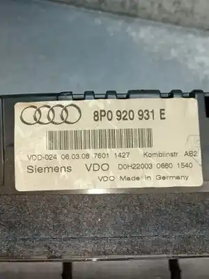 Peça sobressalente para automóvel em segunda mão quadrante por audi a3 (8p1) 2.0 tdi 16v referências oem iam 8p0920931e  