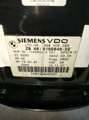 Peça sobressalente para automóvel em segunda mão quadrante por bmw 3 touring (e91) 320 d referências oem iam 916684602  698006288