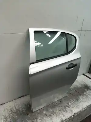 Peça sobressalente para automóvel em segunda mão porta do automóvel traseira esquerda por opel corsa e (x15) 1.3 cdti (08, 68) referências oem iam   