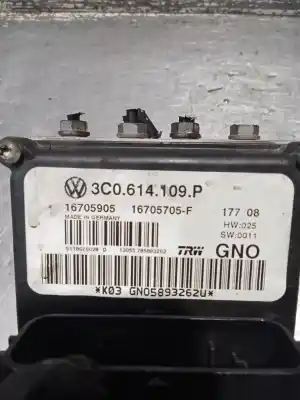 Автозапчастина б/у абс для volkswagen passat b6 variant (3c5) 2.0 tdi 16v посилання на oem iam 3c0614109p  68160187