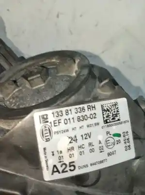 Second-hand car spare part right headlight for opel corsa e (x15) 1.3 cdti (08, 68) oem iam references 13381336rh  1ef01183002