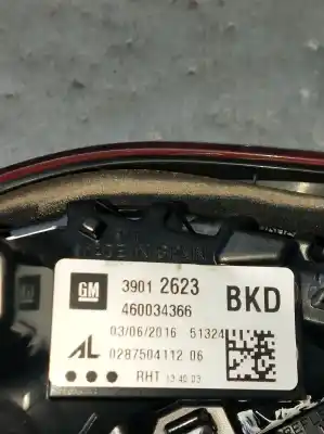 Second-hand car spare part interior left tailgate light for opel corsa e (x15) 1.3 cdti (08, 68) oem iam references 39012623  460034366