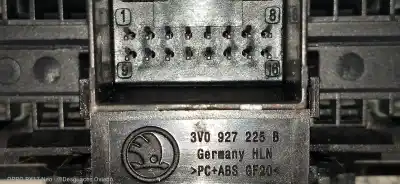 Автозапчасти б/у многофункциональное управление за skoda superb (3v3) active ссылки oem iam 3v0927225b  