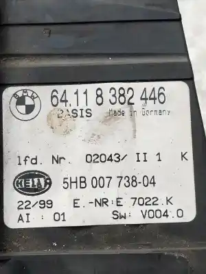 Peça sobressalente para automóvel em segunda mão comando de sofagem (chauffage / ar condicionado)  por bmw 3 compact (e46) 320 td referências oem iam 64118382446  5hb00773804