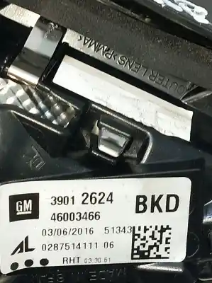 Second-hand car spare part interior rear right light for opel corsa e (x15) 1.3 cdti (08, 68) oem iam references 39012624  46003466