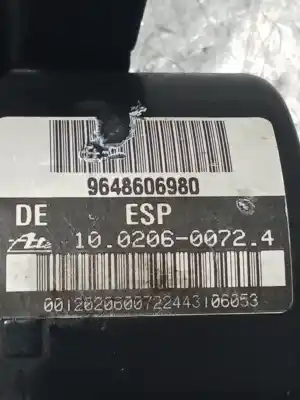 Peça sobressalente para automóvel em segunda mão abs por citroen c5 i (dc_) 2.0 hdi (dcrhzb, dcrhze) referências oem iam 10096011283 10020600724 9648606980