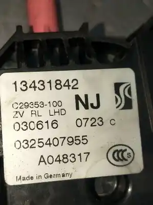 Second-hand car spare part rear left central locking system for opel corsa e (x15) 1.3 cdti (08, 68) oem iam references 13431842  0325407955