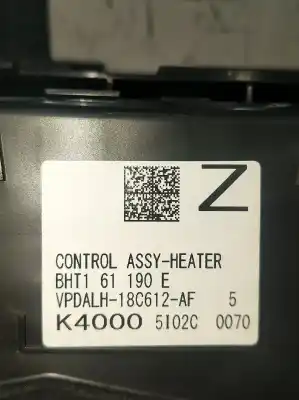Peça sobressalente para automóvel em segunda mão comando de sofagem (chauffage / ar condicionado)  por mazda 3 (bm, bn) 2.2 d referências oem iam bht161190e  k40005102c0070