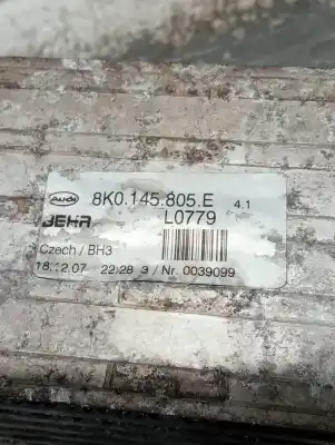 Peça sobressalente para automóvel em segunda mão intercooler por audi a4 berlina (b8) 2.0 16v tdi referências oem iam 8k0145805e  