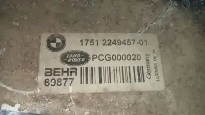 Peça sobressalente para automóvel em segunda mão intercooler por land rover range rover (lm) td6 vogue referências oem iam pcg000020  17512249457