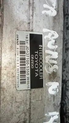 Pezzo di ricambio per auto di seconda mano intercooler per toyota auris active riferimenti oem iam jd1271005350  