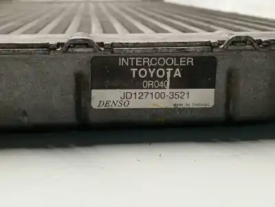 Peça sobressalente para automóvel em segunda mão intercooler por toyota auris active referências oem iam jd1271003521  