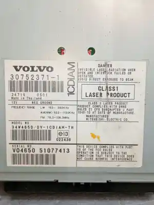 Peça sobressalente para automóvel em segunda mão sistema de áudio / rádio cd por volvo v50 (545) 2.0 d referências oem iam 307523711  v0465051077413