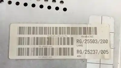 Second-hand car spare part gps navigation system for mini mini (r56) cooper s oem iam references 65839170730 6446475c radio rg25503200