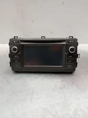 Peça sobressalente para automóvel em segunda mão sistema de áudio / rádio cd por toyota auris (_e18_) 1.3 (nre180_) referências oem iam 8614002280