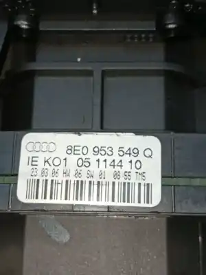 Second-hand car spare part headlights switch for audi a4 b7 (8ec) 3.0 tdi quattro oem iam references 8e0953549q  k0105114410