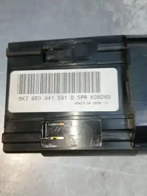 Second-hand car spare part headlights switch for audi a4 b7 (8ec) 3.0 tdi quattro oem iam references 8e0941531d  