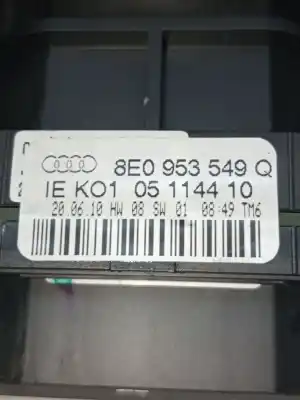 Second-hand car spare part headlights switch for seat exeo (3r2) 2.0 tdi oem iam references 8e0953549q  