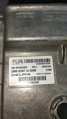Автозапчастина б/у ебу контролер двигуна для citroen c5 aircross (a_) 2.0 bluehdi 180 (ajehzr) посилання на oem iam 9818035080 28646150 9831983280