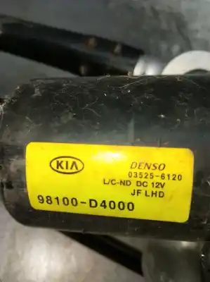 Peça sobressalente para automóvel em segunda mão motor do limpa para brisas por kia optima (jf) 1.7 crdi referências oem iam 98100d4000  035256120
