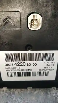 Автозапчасти б/у многофункциональный дисплей за citroen c5 aircross (a_) 2.0 bluehdi 180 (ajehzr) ссылки oem iam 982842208000  503018800110