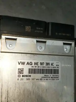 Peça sobressalente para automóvel em segunda mão centralina de motor uce por seat leon sc (5f5) 1.4 tsi referências oem iam 0261s09387  04e907309ac