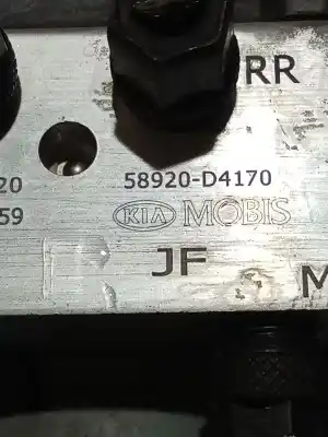 Pezzo di ricambio per auto di seconda mano abs per kia optima (jf) 1.7 crdi riferimenti oem iam d458932720 6158945100 58920d4170 5890cd4170 d458922720