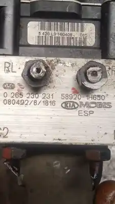 Peça sobressalente para automóvel em segunda mão abs por kia pro cee'd (ed) 2.0 crdi 140 referências oem iam 0265950938 0265230231 589201h650