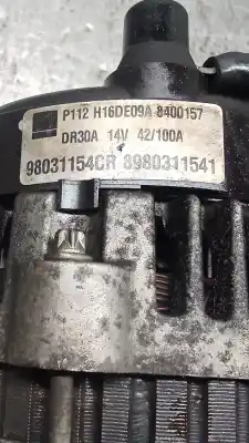 Автозапчастина б/у генератор для opel astra h gtc (a04) 1.7 cdti (l08) посилання на oem iam 98031154cr 100a 8980311541