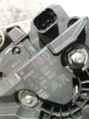 Second-hand car spare part alternator for opel astra h gtc (a04) 1.9 cdti (l08) oem iam references 0124325172 100a 13229990