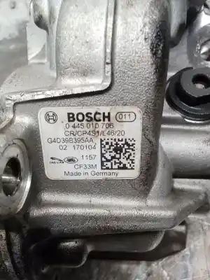 Peça sobressalente para automóvel em segunda mão bomba de injeção por jaguar e-pace (x540) 2.0 d180 awd referências oem iam 0445010706  g4d39b395aa