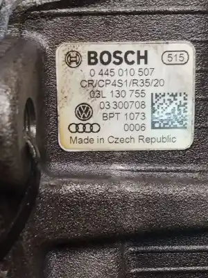 Peça sobressalente para automóvel em segunda mão bomba de injeção por volkswagen passat b6 (3c2) 2.0 tdi 16v referências oem iam 0445010507  03l130755