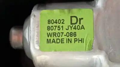 Second-hand car spare part driver left window regulator for renault koleos expression oem iam references 80751jy40a  