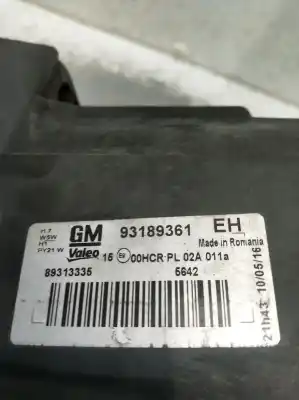 Second-hand car spare part left headlight for opel corsa d cosmo oem iam references 93189361  