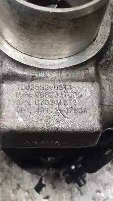 Peça sobressalente para automóvel em segunda mão turbocompresor por peugeot 307 (3a/c) 1.6 hdi referências oem iam 9662371080