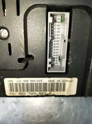 Peça sobressalente para automóvel em segunda mão quadrante por audi a4 b5 avant (8d5) s4 quattro referências oem iam 8d0920933a 110008943015 